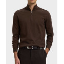 SELECTED BERG ΑΝΔΡΙΚΟ HALF ZIP-UP ΠΟΥΛΟΒΕΡ - 16074687 - ΜΑΥΡΟ