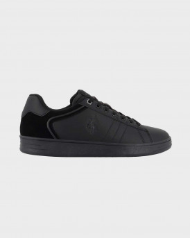US POLO ASSN ΑΝΔΡΙΚΑ SNEAKERS - ALPHA001 - ΜΑΥΡΟ
