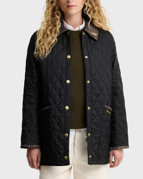 BARBOUR ICONS COLLAR MODERN LIDDESDALE ΓΥΝΑΙΚΕΙΟ ΚΑΠΙΤΟΝΕ ΜΠΟΥΦΑΝ - LQU1936