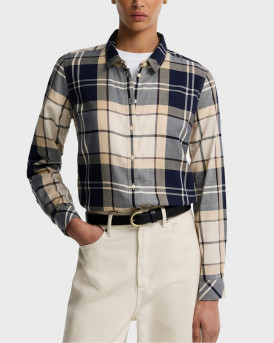 BARBOUR BREDON ΓΥΝΑΙΚΕΙΟ ΜΑΚΡΥΜΑΝΙΚΟ ΠΟΥΚΑΜΙΣΟ - LSH1353 - MΠΕΖ