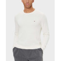 TOMMY HILFIGER ΑΝΔΡΙΚΟ ΠΛΕΚΤΟ ΠΟΥΛΟΒΕΡ - ΜW0ΜW36347 - ΕΚΡΟΥ