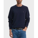 TOMMY HILFIGER ΑΝΔΡΙΚΟ ΠΛΕΚΤΟ ΠΟΥΛΟΒΕΡ - ΜW0ΜW36347 - ΕΚΡΟΥ