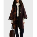 BARBOUR ELVA CAPE ΓΥΝΑΙΚΕΙΟ ΜΠΟΥΦΑΝ - LKN1811 - ΚΑΦΕ
