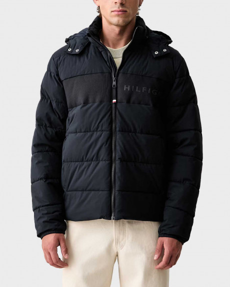 TOMMY HILFIGER MEN'S QUILTED JACKET WITH DETACHABLE HOOD - MW0MW45273
