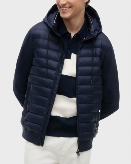 TOMMY HILFIGER MIXED TEXTURE ΑΝΔΡΙΚΟ ΜΠΟΥΦΑΝ ΜΕ ΚΟΥΚΟΥΛΑ - MW0MW44942