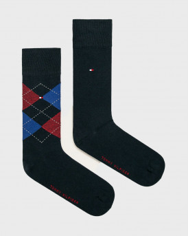 TOMMY HILFIGER ΑΝΔΡΙΚΕΣ ΨΗΛΕΣ ΚΑΛΤΣΕΣ 2 ΤΜΧ. - 100001495 - ΜΠΛΕ