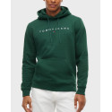 TOMMY JEANS TJM REG LINEAR LOGO ΑΝΔΡΙΚΟ ΦΟΥΤΕΡ ΜΕ ΚΟΥΚΟΥΛΑ - DM0DM20746 - ΜΑΥΡΟ
