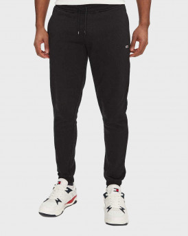 TOMMY JEANS S FLAG ΑΝΔΡΙΚΟ ΠΑΝΤΕΛΟΝΙ ΦΟΡΜΑΣ ΣΤΕΝΗ ΓΡΑΜΜΗ - DM0DM20473 - MΑΥΡΟ