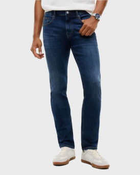 TOMMY JEANS SCANTON ΑΝΔΡΙΚΟ ΠΑΝΤΕΛΟΝΙ ΤΖΙΝ ΣΤΕΝΗ ΓΡΑΜΜΗ - DM0DM23479 - ΜΠΛΕ