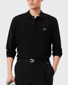LACOSTE ΑΝΔΡΙΚΗ ΜΑΚΡΥΜΑΝΙΚΗ ΠΟΛΟ ΜΠΛΟΥΖΑ - L1312 - ΜΑΥΡΟ