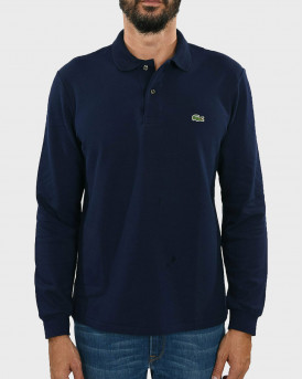 LACOSTE ΑΝΔΡΙΚΗ ΜΑΚΡΥΜΑΝΙΚΗ ΠΟΛΟ ΜΠΛΟΥΖΑ - L1312 - ΜΠΛΕ