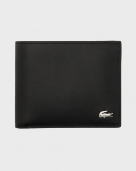 LACOSTE FITZGERALD ΑΝΔΡΙΚΟ ΔΕΡΜΑΤΙΝΟ ΠΟΡΤΟΦΟΛΙ - NH1115FG - ΜΑΥΡΟ