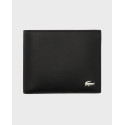 LACOSTE FITZGERALD ΑΝΔΡΙΚΟ ΔΕΡΜΑΤΙΝΟ ΠΟΡΤΟΦΟΛΙ - NH1115FG - ΜΑΥΡΟ