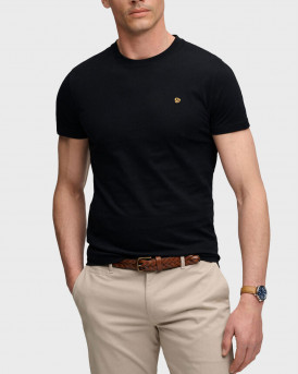 SUPERDRY D1 OVIN ESSENTIAL SDCO MEN'S SHORT SLEEVE T-SHIRT - M1012473A - BLACK
