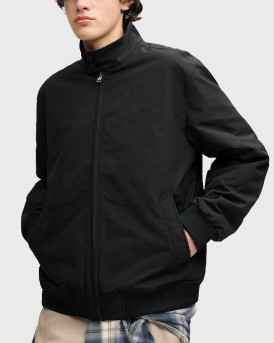 SUPERDRY CAMPUS PADDED HARRINGTON ΑΝΔΡΙΚΟ PUFFER ΜΠΟΥΦΑΝ - M5012483Α - ΜΑΥΡΟ