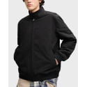 SUPERDRY CAMPUS PADDED HARRINGTON ΑΝΔΡΙΚΟ PUFFER ΜΠΟΥΦΑΝ - M5012483Α - ΜΑΥΡΟ
