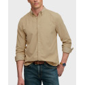 SUPERDRY D0 STUD CORDUROY ΑΝΔΡΙΚΟ ΜΑΚΡΥΜΑΝΙΚΟ ΚΟΤΛΕ ΠΟΥΚΑΜΙΣΟ - M4011044A - ΜΠΛΕ