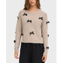 ONLY ONLNOELLE WOMEN'S SWEATER - 15342560 - BEIGE