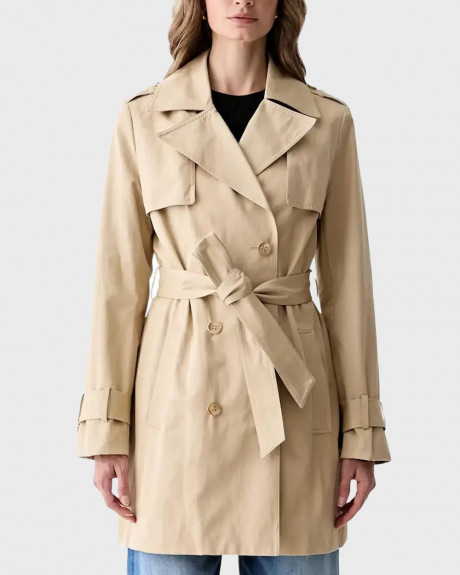 GUESS JULIANE WOMEN'S FABRIC TRENCH COAT - W6YL26W2915 JULIANE