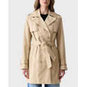 GUESS JULIANE WOMEN'S FABRIC TRENCH COAT - W6YL26W2915 JULIANE - BEIGE