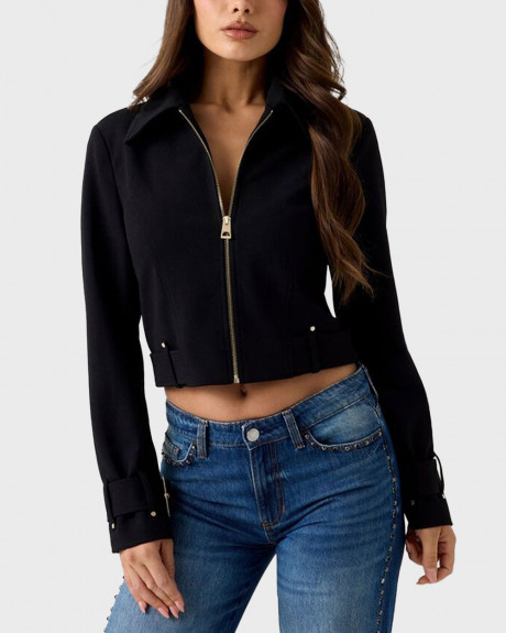 GUESS CLAUDIE WOMEN'S JACKET - W6YL21K4327 CLAUDIE