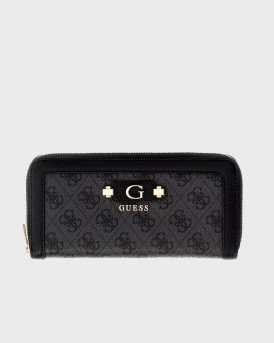 GUESS LINDSEY ΓΥΝΑΙΚΕΙΟ ΠΟΡΤΟΦΟΛΙ - SWSG9749146 LINDSEY - ΑΝΘΡΑΚΙ