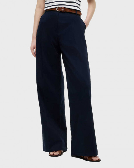 TOMMY HILFIGER ΓΥΝΑΙΚΕΙΟ ΨΗΛΟΜΕΣΟ  WIDELEG ΠΑΝΤΕΛΟΝΙ - Ww0WW50135