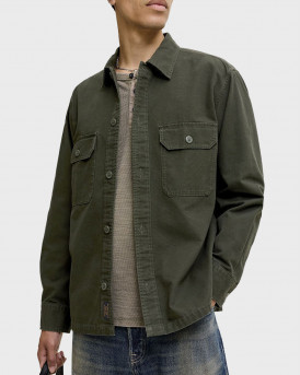 JACK & JONES JJECOLTON ΑΝΔΡΙΚΟ ΜΑΚΡΥΜΑΝΙΚΟ OVERSHIRT - 12298629 - ΛΑΔΙ