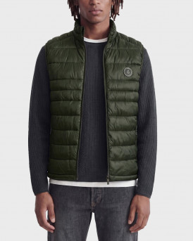 JACK & JONES JJE KINGSLEY BODYWARMER MEN'S VEST - 12298870 - OLIVE GREEN