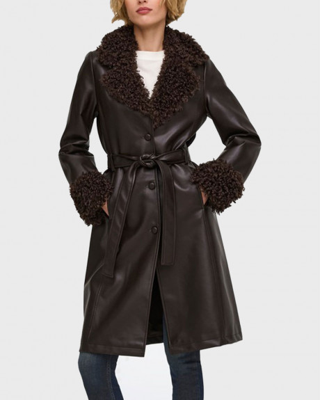 ONLY ONLMARLEE WOMEN'S FAUX LEATHER JACKET - 15376747