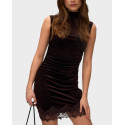 VERO MODA CHLOE WOMEN'S MINI SLEEVELESS DRESS - 10354585 - BROWN