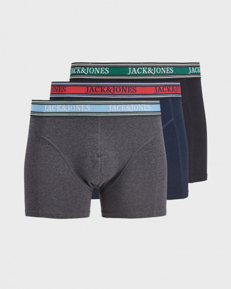JACK & JONES JACFAZE ΑΝΔΡΙΚΑ ΜΠΟΞΕΡΑΚΙΑ ΣΕΤ 3 ΤΜΧ. - 12298672