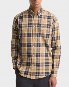 BARBOUR WETHERAM TAILORED ΑΝΔΡΙΚΟ ΠΟΥΚΑΜΙΣΟ ΚΑΡΩ - ΜSH4982 - ΜΠΕΖ