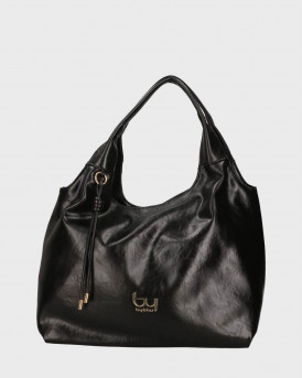 BY BYBLOS SLOPE WOMEN'S SHOULDER BAG - ΒYBS27C01 - BLACK