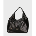 BY BYBLOS SLOPE WOMEN'S SHOULDER BAG - ΒYBS27C01 - BLACK