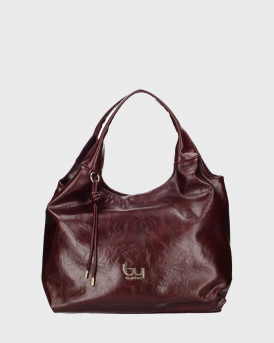 BY BYBLOS SLOPE WOMEN'S SHOULDER BAG - ΒYBS27C01 - BURGUNDY