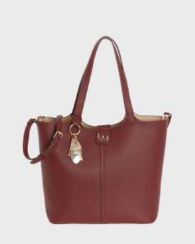 BY BYBLOS SUNSET WOMEN'S SHOPPER BAG - ΒYBS79Β01 - BURGUNDY