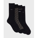 BOSS MEN'S HIGH SOCKS 4 PCS. - 50524322 - BLACK