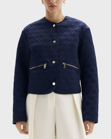 GUESS EDITH WOMEN'S CROP JACKET - W6YL23W2912