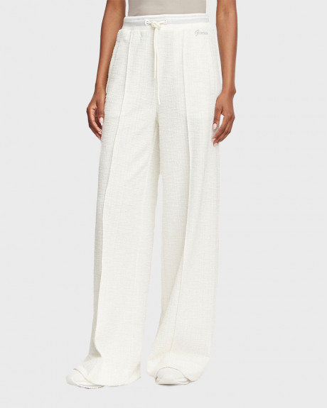 GUESS JOLE HIGH WAIST WOMEN'S FABRIC PANTS - W6YB14K4363