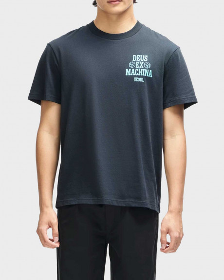 DEUS EX MACHINA SEOUL CERAMIC MEN'S T-SHIRT WITH PRINT - D263MTS3790