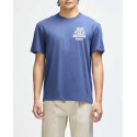 DEUS EX MACHINA BIARRITZ CERAMIC MEN'S T-SHIRT WITH PRINT - D263MTS3800 - BLUE