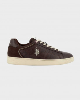 US POLO ASSN ΑΝΔΡΙΚΑ SNEAKERS - ALPHA001 - ΚΑΦΕ