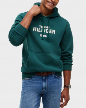 TOMMY HILFIGER ΑΝΔΡΙΚΟ ΦΟΥΤΕΡ ΜΕ ΚΟΥΚΟΥΛΑ - ΜW0MW44937 - ΠΡΑΣΙΝΟ