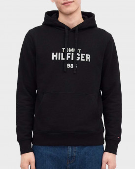TOMMY HILFIGER ΑΝΔΡΙΚΟ ΦΟΥΤΕΡ ΜΕ ΚΟΥΚΟΥΛΑ - ΜW0MW44937 - ΜΑΥΡΟ