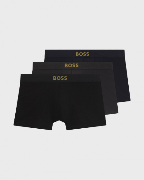 BOSS MEN'S COTTON BOXER BOXERS SET OF 3 - 50570030