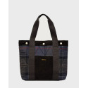 BARBOUR HEALY TARTAN WOMEN'S TOTE BAG - LBA0589 - OLIVE GREEN