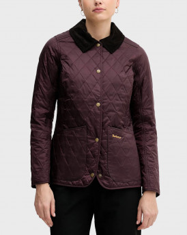 BARBOUR ANNANDALE QUILTED WOMEN'S SHORT JACKET - LQU0475 - BURGUNDY
