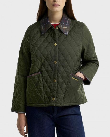 BARBOUR ICONS LIDDESDALE TARTAN CROP WOMEN'S JACKET - LQU1934