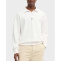 HUGO DURTY ΑΝΔΡΙΚΟ HALF ZIP-UP ΦΟΥΤΕΡ - 50525881 - ΑΣΠΡΟ